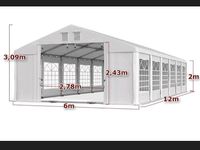 Partyzelt Festzelt 6x12 m mieten Brandenburg - Neuhausen/Spree Vorschau