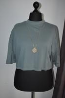 ♥ ASOS Sweat Crop Shirt / Pulli ♥ Gr. 44 ♥ Graugrün ♥ Brandenburg - Blankenfelde-Mahlow Vorschau