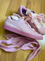 Puma Suede rosa Samtschleife Gr. 38 UK 5 wie neu rar Wildleder Düsseldorf - Bilk Vorschau