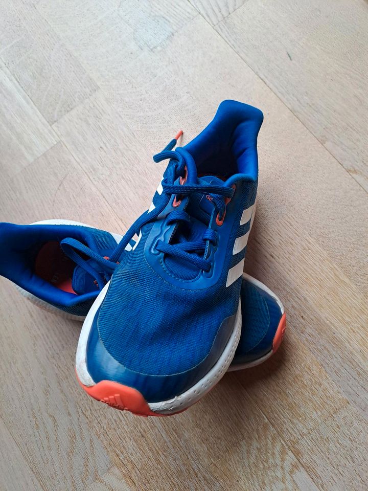 Adidas Laufschuh Schulsport blau Gr. 36 in Brandis