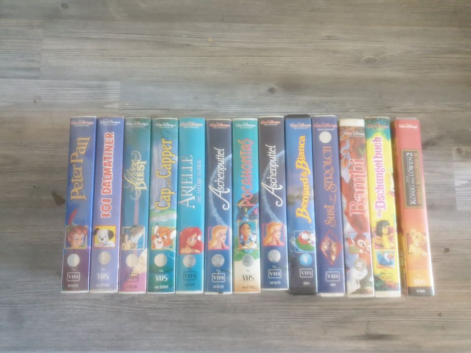 Waly Disney VHS Kassetten 9 Hologramm Sammlung Konvolut!!!!!!!! in Zarrendorf