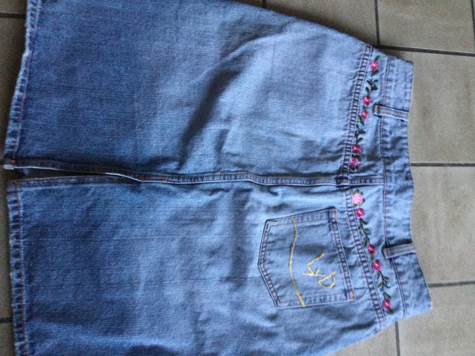 Herrlicher jeansrock Jeans Rock Stickerei Deerberg leyenda 42 l in Vechta