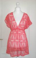 NEU Strand Netz Tunika Bluse Shirt Kleid koralle Gr. 38 40 Hessen - Großenlüder Vorschau