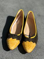 Unützer Schuhe Ballerina Ballerinas Loafer Gelb / Braun 39 NEU Hannover - Nord Vorschau
