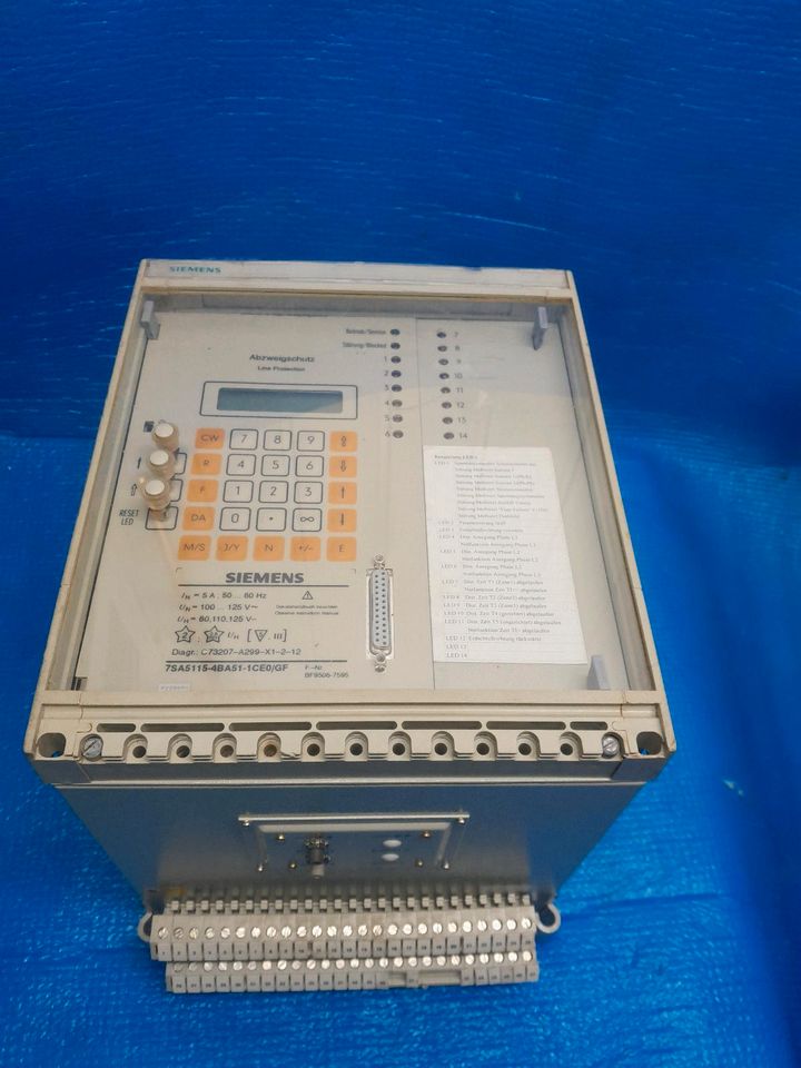 Siemens 7sa5115-4ba51-1ce0/GF siprotec simatic relay plc in Nettetal