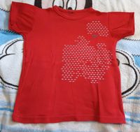 T-Shirt Gr. 116 rot Shirt Sommershirt Kurzarmshirt Rostock - Brinckmansdorf Vorschau