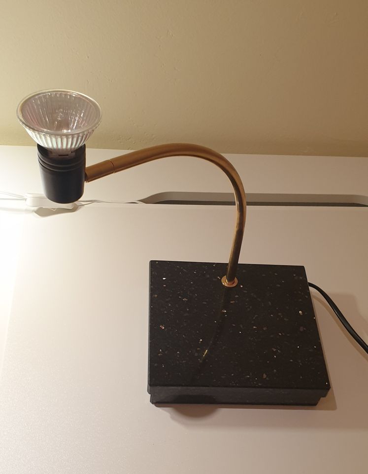Tischlampe Bürolampe Nachtischlampe mit Granitfuß in Kirchlengern