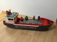 Playmobil großes Frachtschiff 4472 Containerschiff Conlines Bayern - Schwabmünchen Vorschau