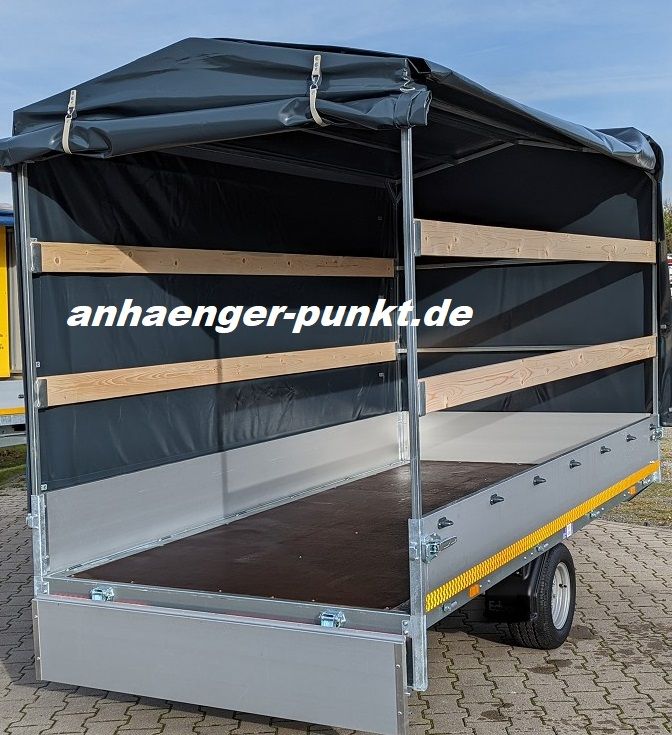 PKW ANHÄNGER 1500 KG 3,06 x 1,50 x 1,70 m PLANE un gebraucht NEU in Kevelaer