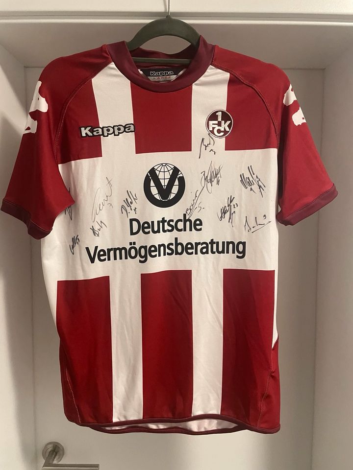 Trikot Kaiserslautern FCK mit Unterschriften/Autogrammen 2006/07 in Beckingen