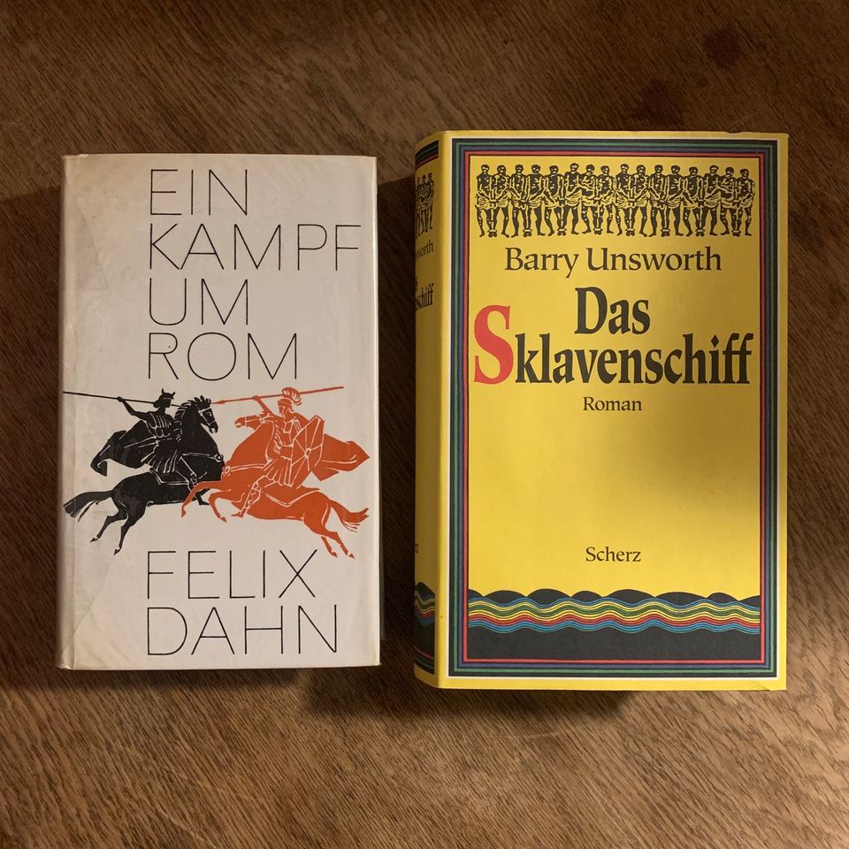 Dahn - ein Kampf um Rom / Unsworth - Das Sklavenschiff in Böhmfeld