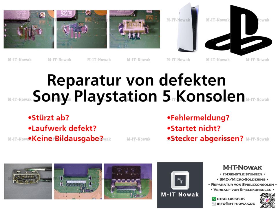 Ps5 Reparatur - HDMI, stürzt ab etc. - Schnell und Zuverlässig in Visselhövede