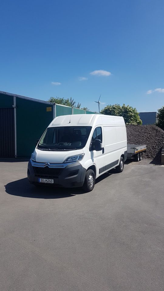 Citroen Jumper zu vermieten Umzug Transporter Bulli Sprinter Möbe in Ense