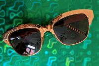 Vintage Sonnenbrille MOSCHINO Gold "Out Of Sight Out Of Mind" Rar Mecklenburg-Vorpommern - Wismar Vorschau