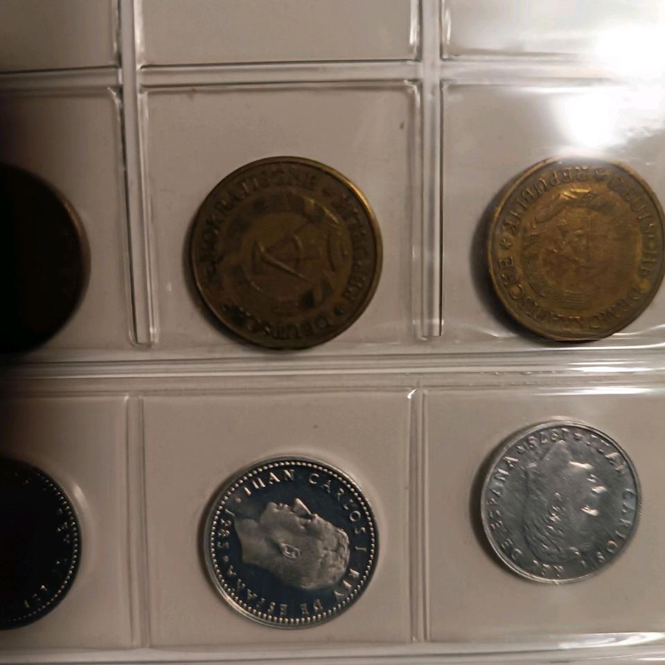 Münzen, BRD, DDR, D-Reich, Spanien uvm. in Haßmersheim