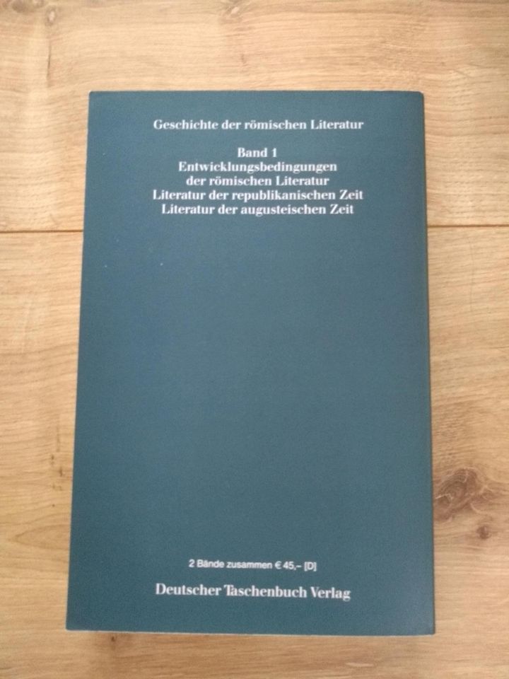 Michael von Albrecht: Geschichte der römischen Literatur dtv in Berlin