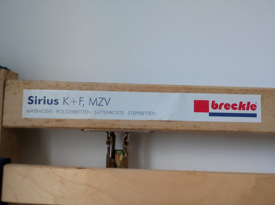 Breckle Sirius K+F MZV Lattenrost 90x200, Kopf + Fuß verstellbar in Hamburg