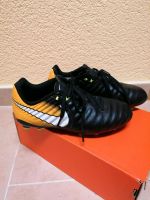 Fußballschuhe, Nike - Tiempo, Gr. 36,5, schwarz gelb Brandenburg - Spreenhagen Vorschau