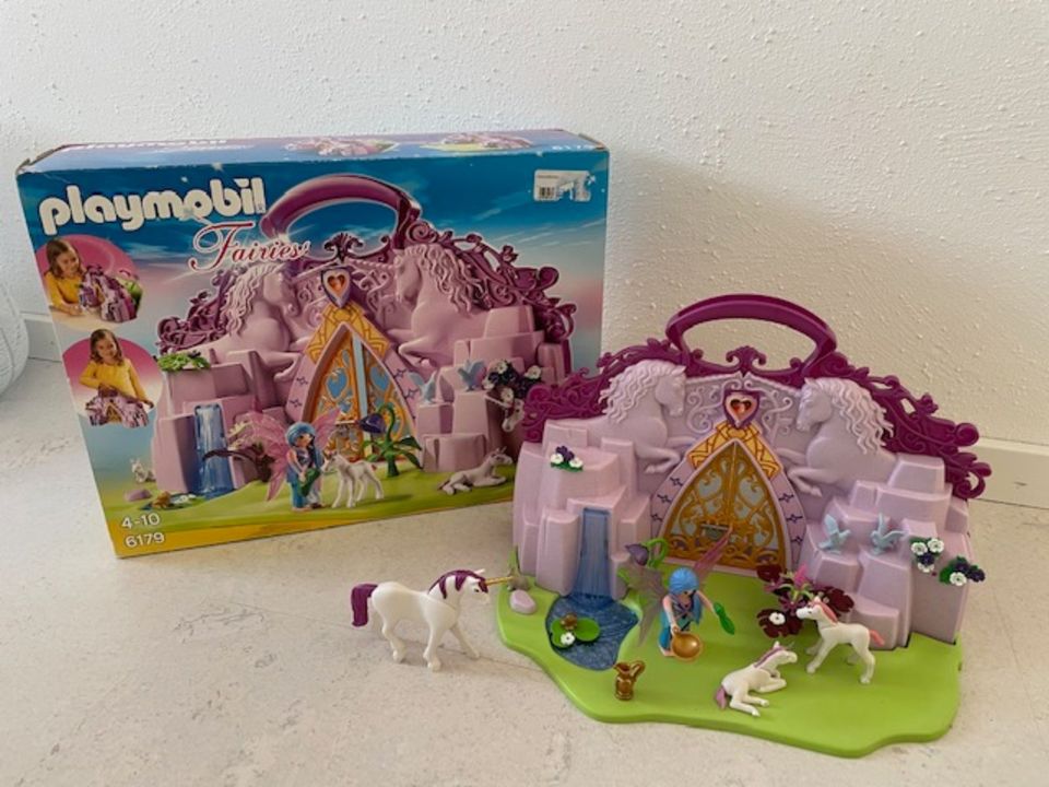 Playmobil 6179 Feen Einhorn Schloss zum Mitnehmen in Holzgerlingen