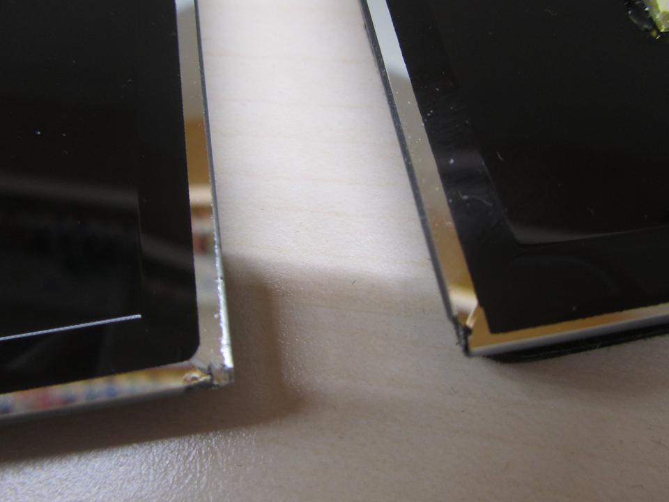 2 Bilderrahmen 10x15 + 12,7 x 17,8 cm Glas schwarz gold elegant in Dingolfing