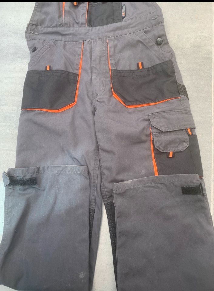 Terratrend-job workwear 152Arbeits-hose Latzhose grau in Lübbecke 