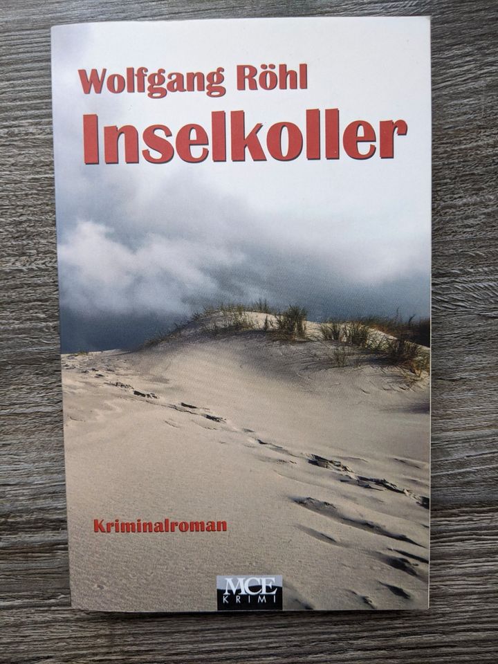 Wolfgang Röhl INSELKOLLER TB Nordseeinsel Diekerum-Krimi in Ettlingen