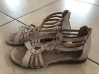 Sandalen beige Gr. 37 Bayern - Gachenbach Vorschau