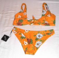 NEUER orangegeblümter Bikini Größe M Kr. München - Neubiberg Vorschau