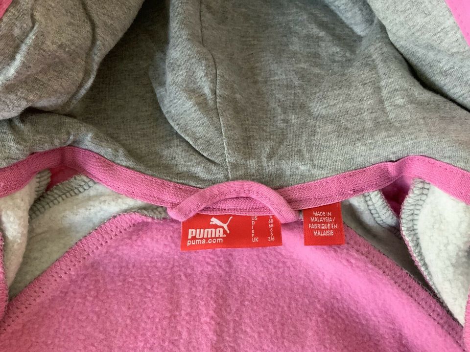 Puma Jogginganzug 2-teilig Baby Gr. 68 pink rosa grau in Staufen im Breisgau