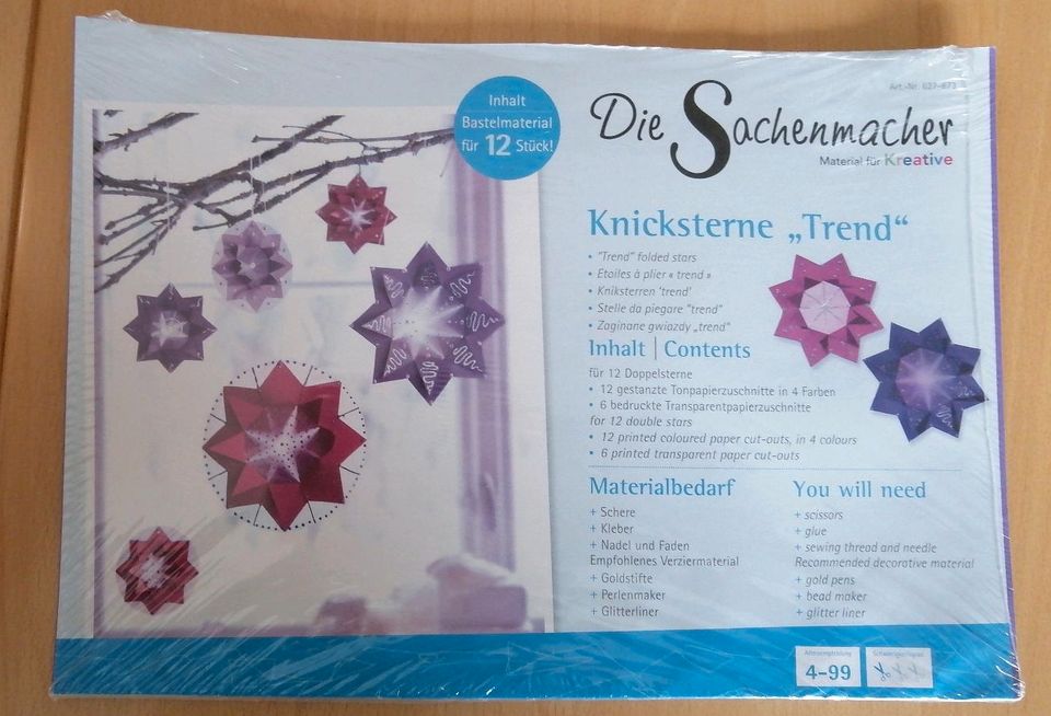 Bastelpackung Knicksterne Die Sachenmacher in Bahlingen