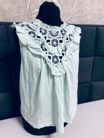 Mango Bluse mintgrün grün Spitze S 36 Saarland - Spiesen-Elversberg Vorschau