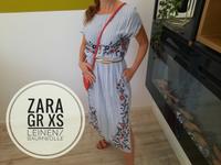 Zara Maxikleid Sommer Stickerei Schlitz Strandkleid maritim Flüge Niedersachsen - Garbsen Vorschau