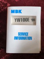 MBK Yamaha Service Informationen Werkst. YW100 YQ50 YA50R Booster Niedersachsen - Nienburg (Weser) Vorschau