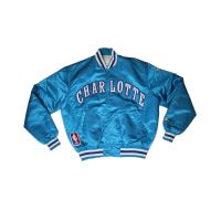 Vintage Starter button-down “Charlotte Hornets” Bomber Jacke Berlin - Rummelsburg Vorschau