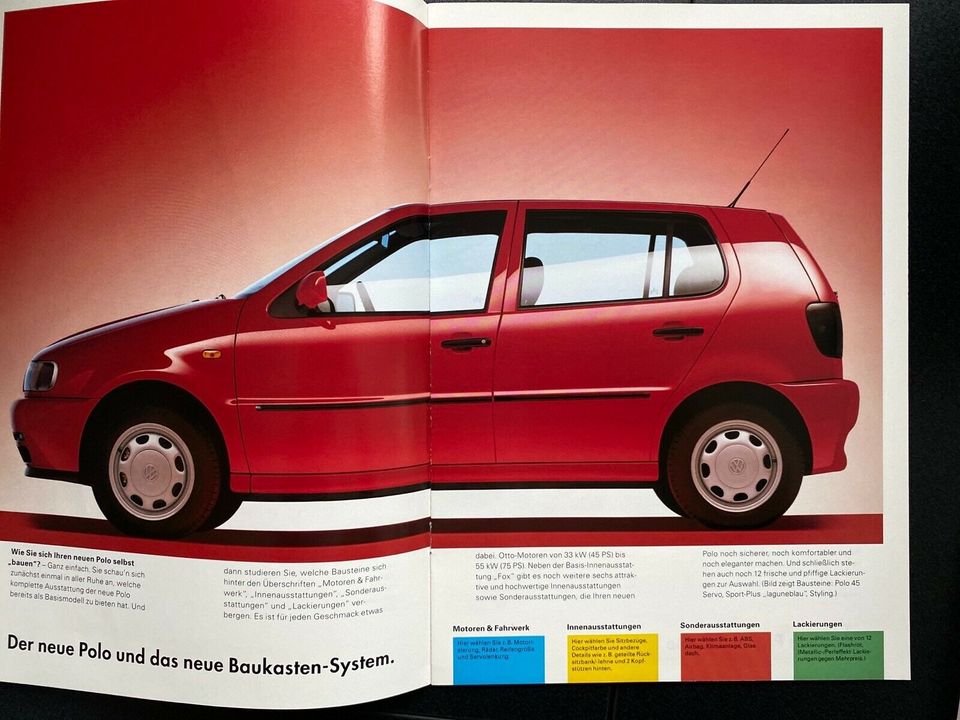 Prospekt VW Polo III von 07/94 in Mettmann