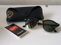 RayBan Sonnenbrille Clubround Schwarz Gold Original Baden-Württemberg - Osterburken Vorschau