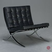 Knoll Barcelona Chair Lounge Sessel Leder Schwarz Stuhl Bauhaus Bayern - Würzburg Vorschau