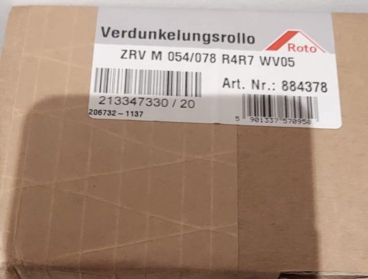 Roto Verdunklungsrollo ZRV M 054/078 R4R7 WV05 Nachtblau in Künzelsau