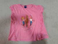 Bibi und Tina T-Shirt Rüschen Pink Gr. 128 Hessen - Laubach Vorschau