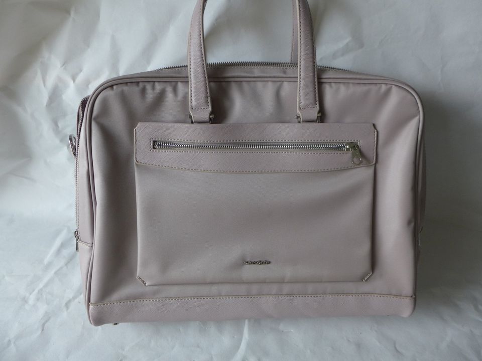 Samsonite Laptoptasche Frauen silbrig altrosa in Freden