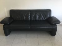 Schwarze Ledercouch Couch Sofa 3-Sitzer und Sessel Essen - Essen-Borbeck Vorschau