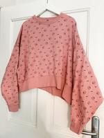 NIKE sweater rosa loose fit oversize rosa rot burgundy Mitte - Wedding Vorschau