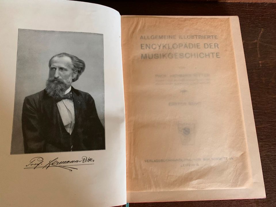 Prof Hermann Ritter Würzburg Enzyklopädia der Musikgeschichte in Wertheim