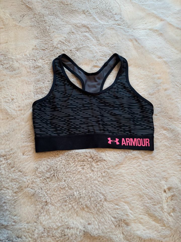 Sport BH Under Armour schwarz pink S in Coburg