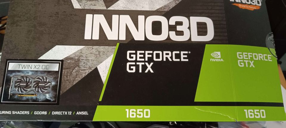 INNO3D GeForce GTX 1650 Twin X2 OC V2, 4GB GDDR6, DVI, HDMI, DP in Ortenburg