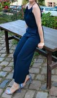 Jumpsuit Overall Einteiler Vera Mont Dunkelblau Dresden - Laubegast Vorschau