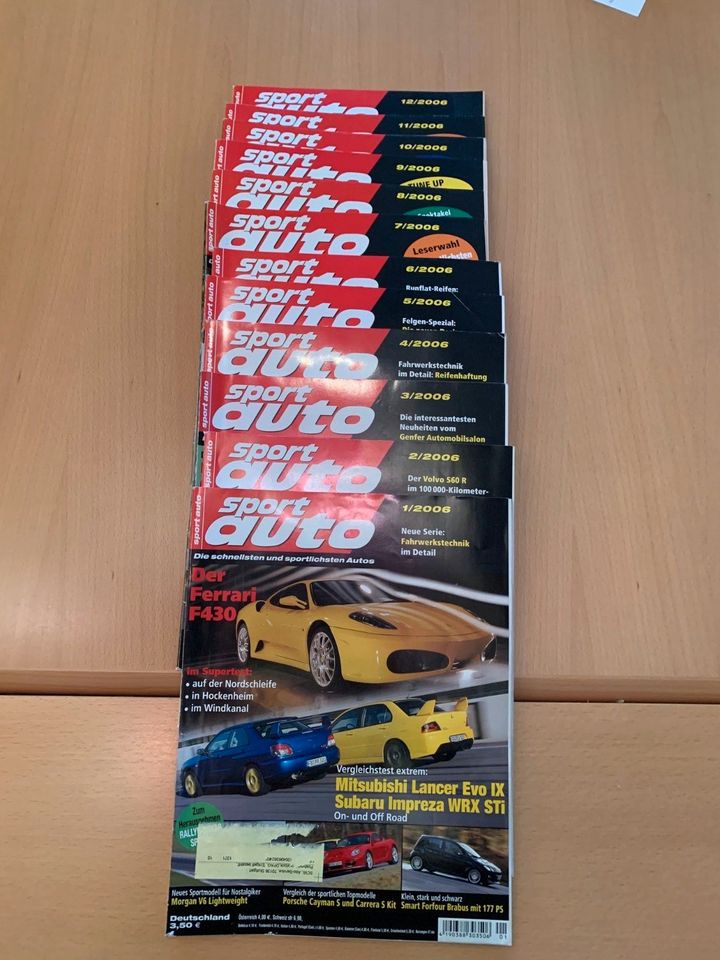 Sport Auto Magazin kompletter Jahrgang 2006 in Adelmannsfelden