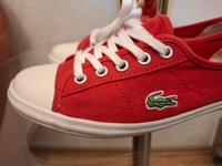 Lacoste Sneaker Gr.38 Rot TOP Zustand Frankfurt am Main - Fechenheim Vorschau