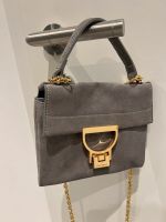 Coccinelle Wildleder Tasche Arlettis grau mit goldenen Details Bayern - Germering Vorschau