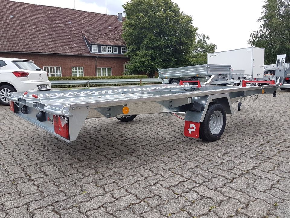 Pongratz L-AT 350 G-K 1,5t Autotransportanhänger kippbar in Lüdersfeld